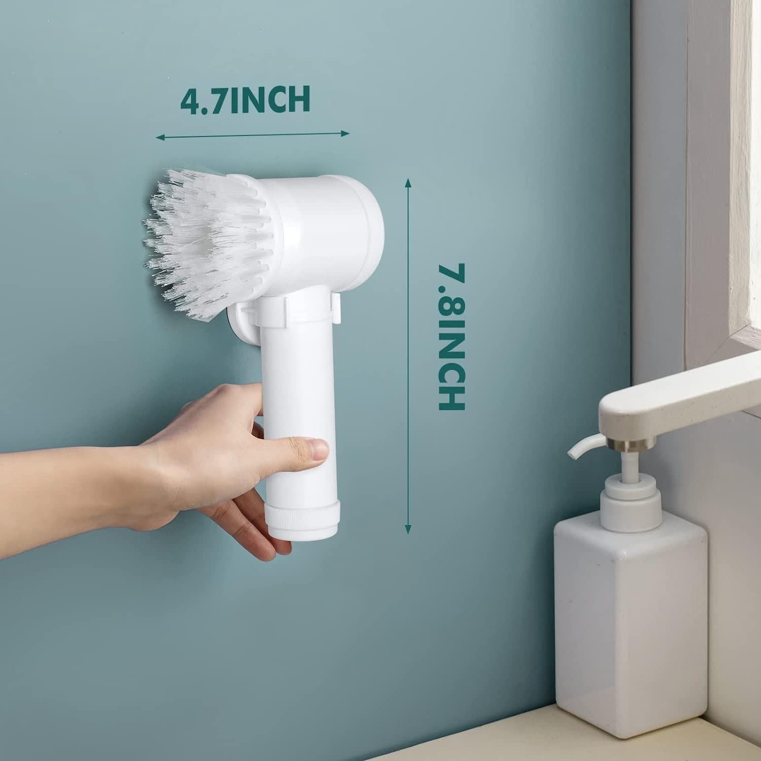 5-in-1 Electric Spin Scrubber | Multi-Functional Cleaning Brush for Bathroom, Kitchen & Floors