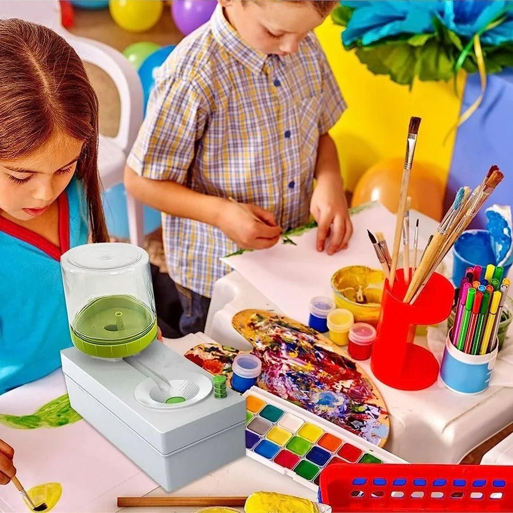Paint Brush Cleaner With Smart Water Storage