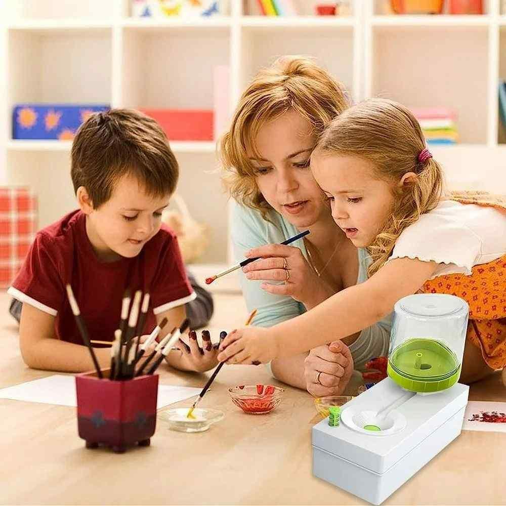Paint Brush Cleaner With Smart Water Storage