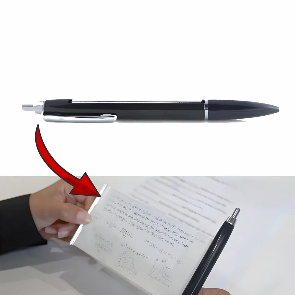 Pen with Secret Rolling Paper - Useful for School, College, Tution, Exams, test - Cheat Pen